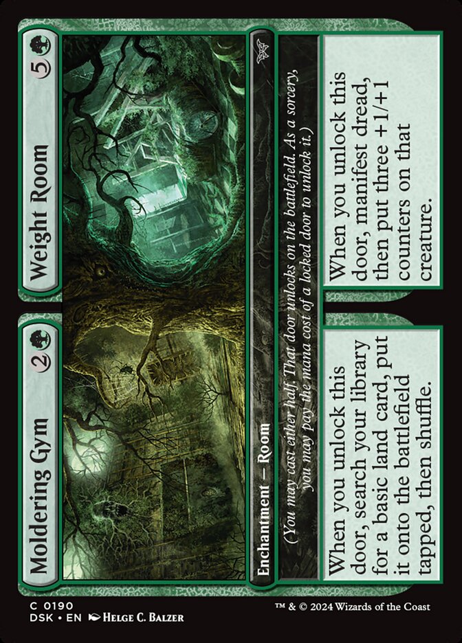 Moldering Gym // Weight Room 190 (Duskmourn: House of Horror)