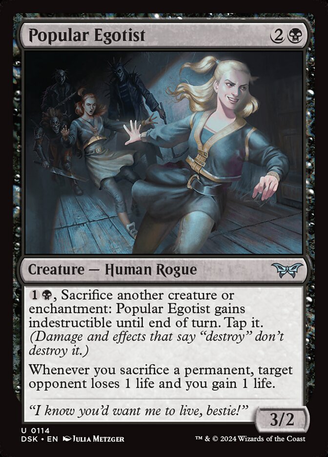 Popular Egotist 114/286 (Duskmourn: House of Horror) - Foil