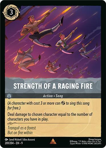 Strength of a Raging Fire (Fabled) - Cold Foil