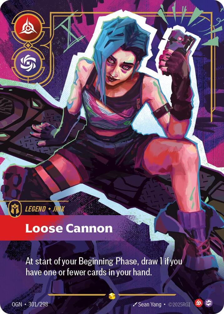 Jinx - Loose Cannon 301/298 (Origins) - Foil