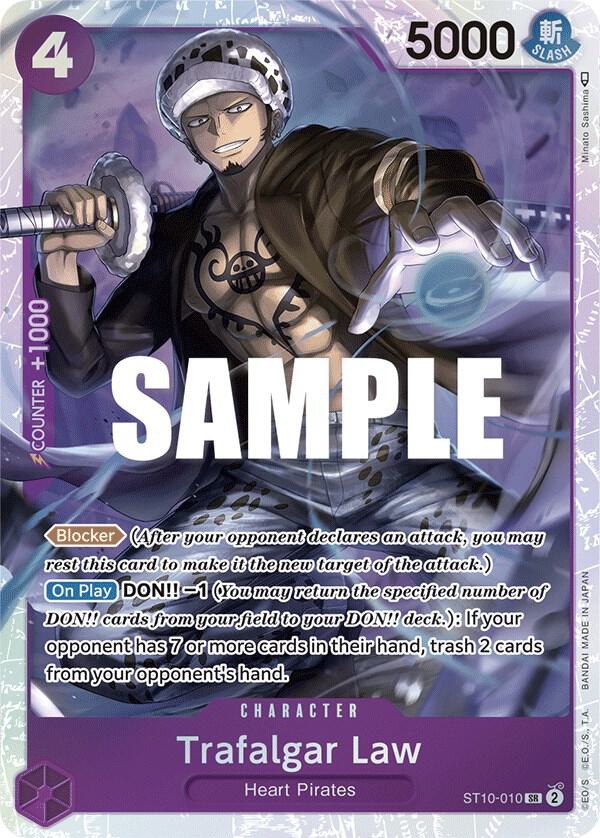 Trafalgar Law ST10-010 (Ultra Deck: The Three Captains) - Foil