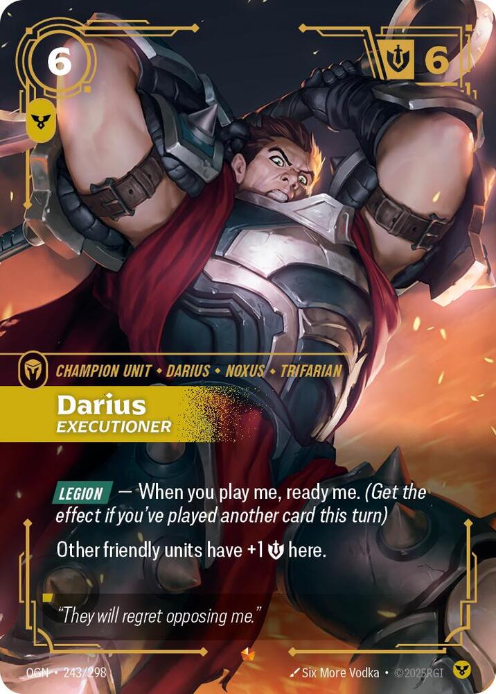 Darius - Executioner 243/298 (Origins) - Foil