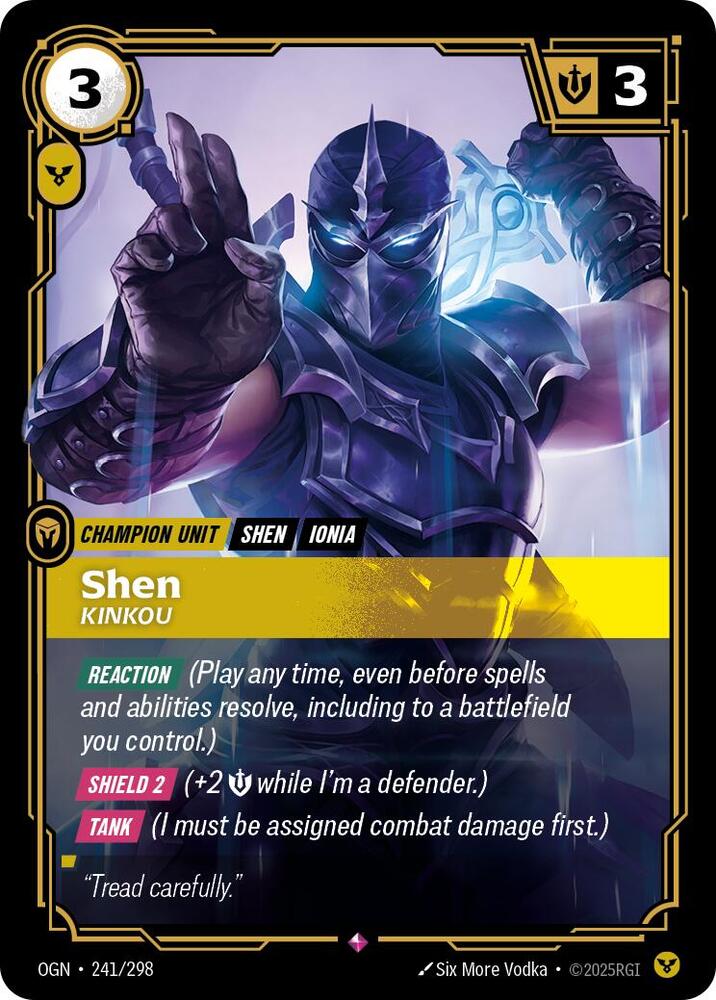 Shen - Kinkou 241/298 (Origins) - Foil