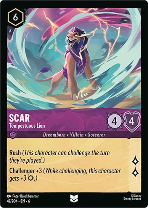 Scar Tempestuous Lion (Azurite Sea) - Cold Foil