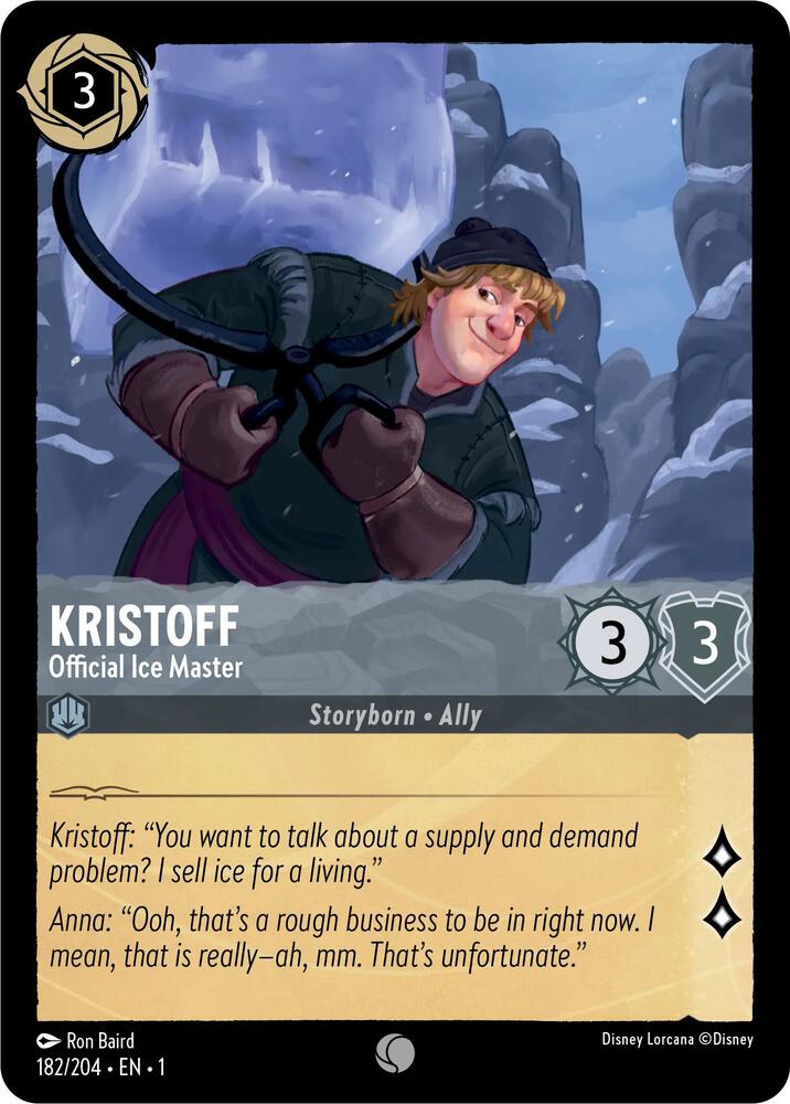 Kristoff Official Ice Master (The First Chapter) - Cold Foil