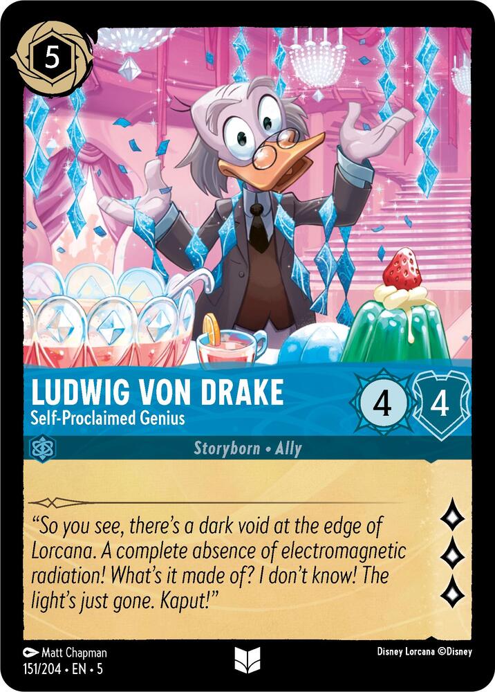 Ludwig Von Drake Self Proclaimed Genius (Shimmering Skies)