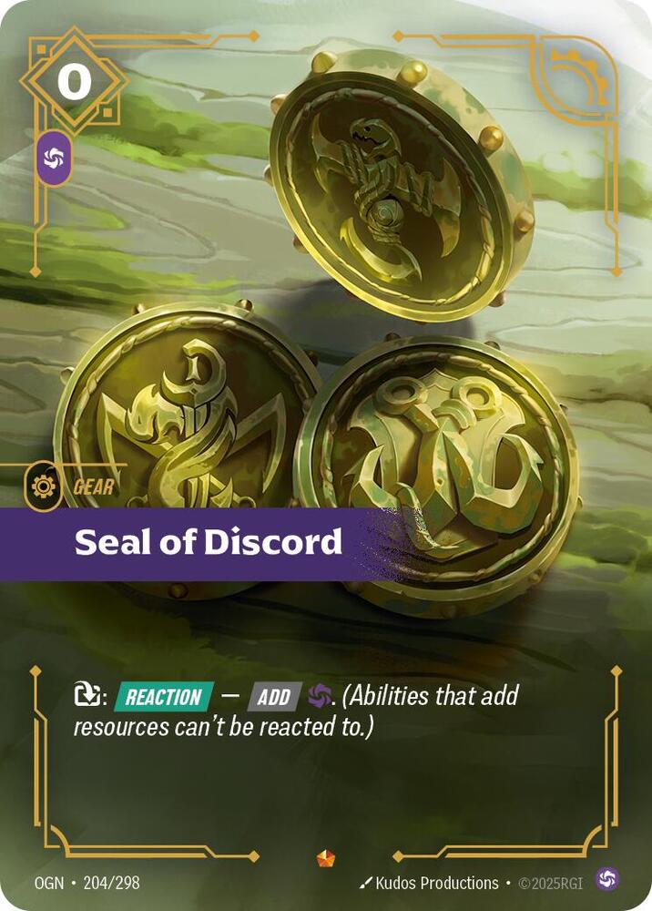 Seal of Discord 204/298 (Origins) - Foil