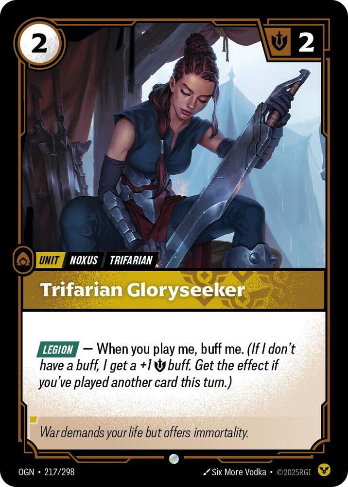 Trifarian Gloryseeker 217/298 (Origins) - Foil