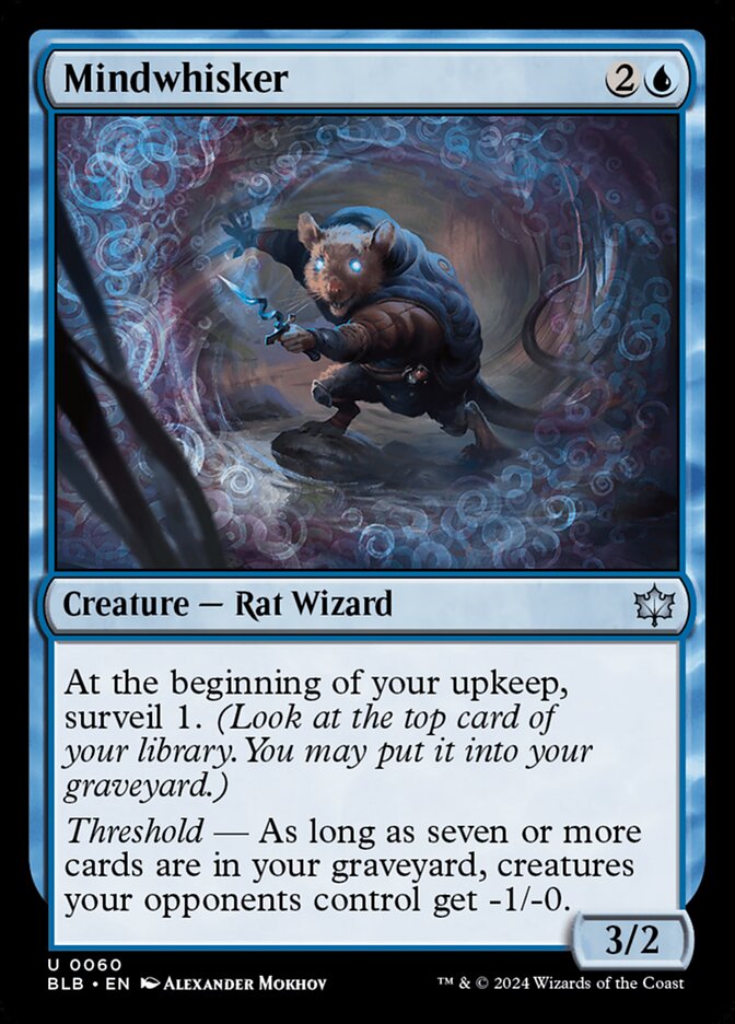 Mindwhisker 60 (Bloomburrow) - Foil