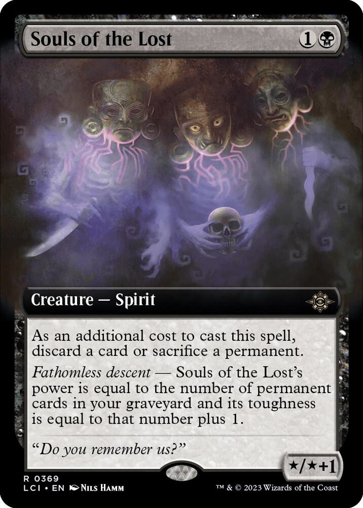 Souls of the Lost 369/291 (The Lost Caverns of Ixalan) - Extended Art