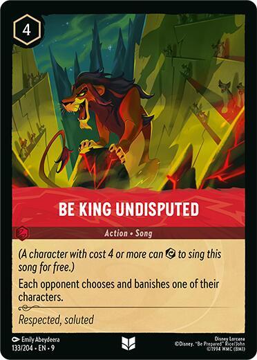 Be King Undisputed (Fabled) - Cold Foil