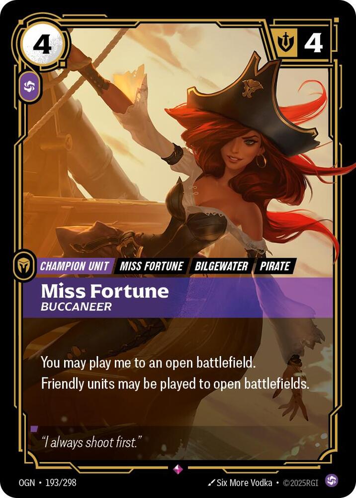 Miss Fortune - Buccaneer 193/298 (Origins) - Foil