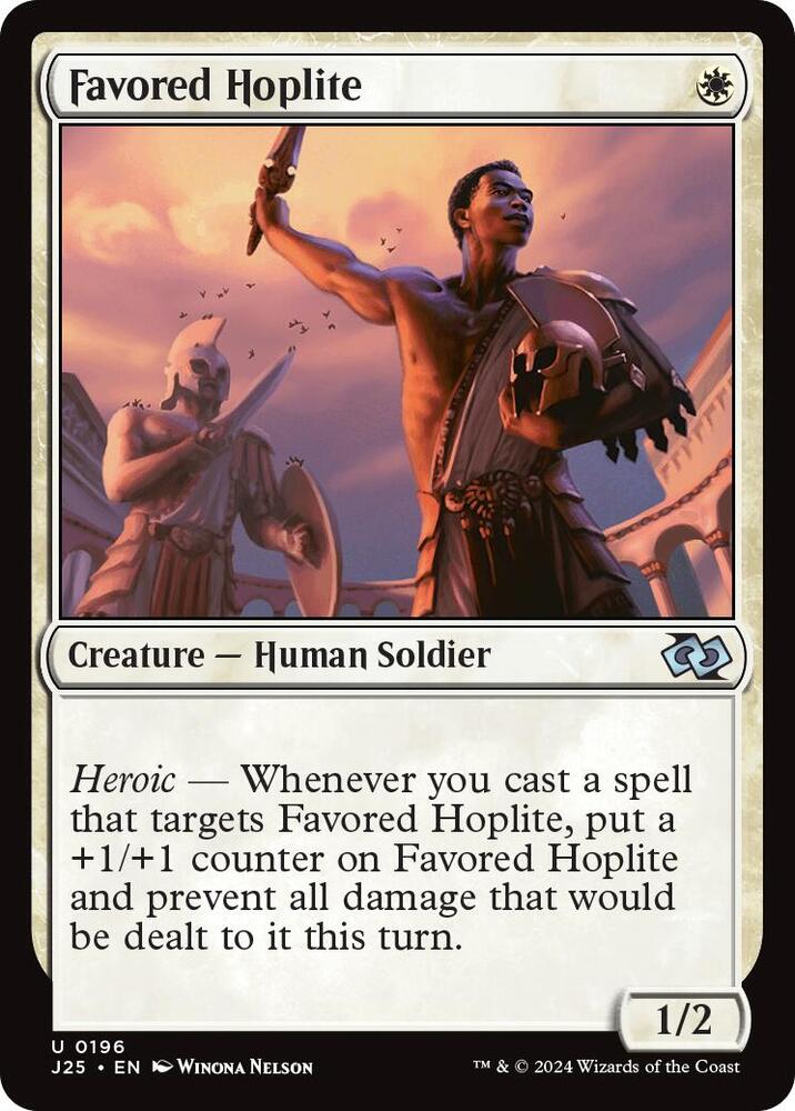Favored Hoplite 196/779 (Foundations Jumpstart)