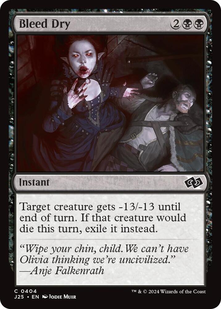 Bleed Dry 404/779 (Foundations Jumpstart)