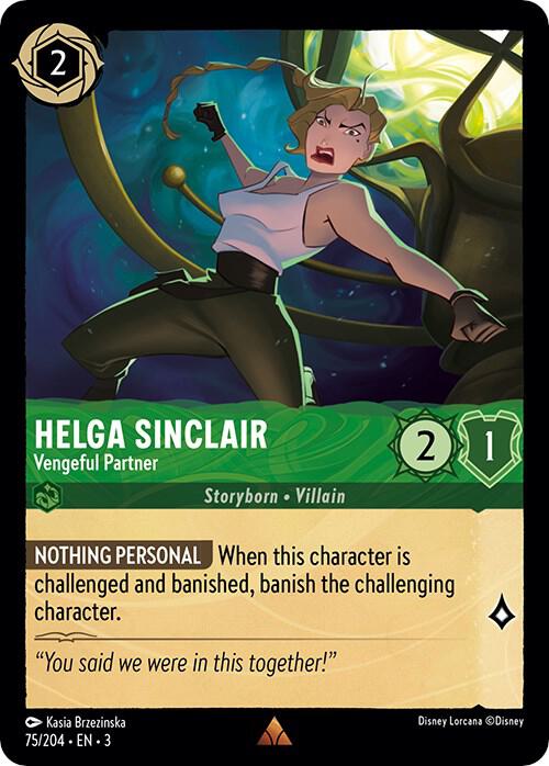 Helga Sinclair Vengeful Partner (Into the Inklands) - Cold Foil