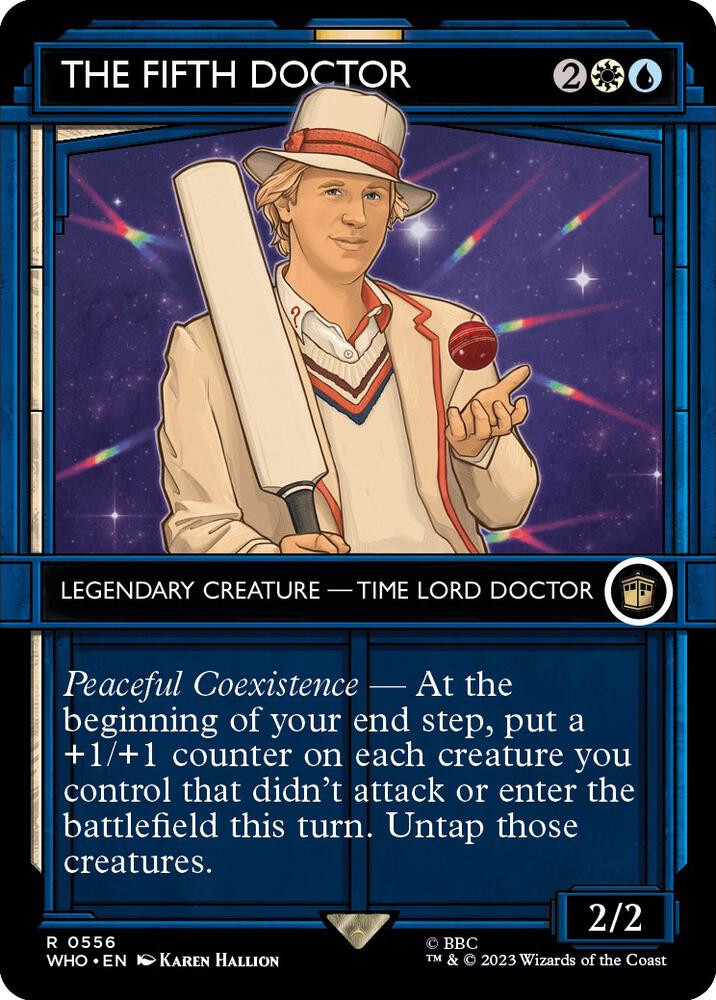 The Fifth Doctor Showcase 556 (Universes Beyond: Doctor Who) - Showcase Foil