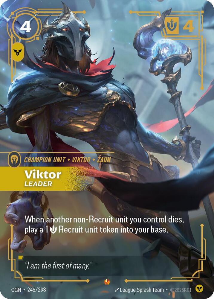 Viktor - Leader 246/298 (Origins) - Foil