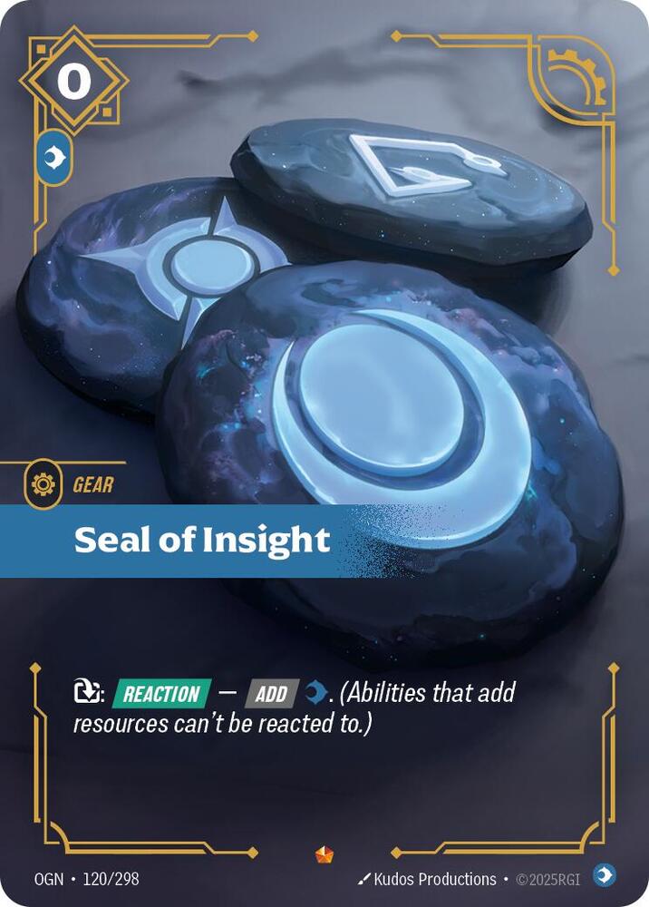 Seal of Insight 120/298 (Origins) - Foil