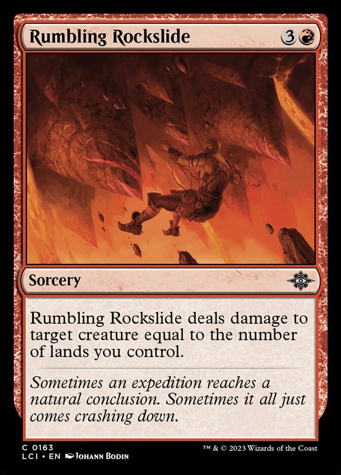 Rumbling Rockslide 163/291 (The Lost Caverns of Ixalan)