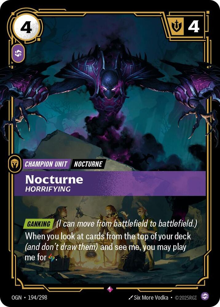Nocturne - Horrifying 194/298 (Origins) - Foil