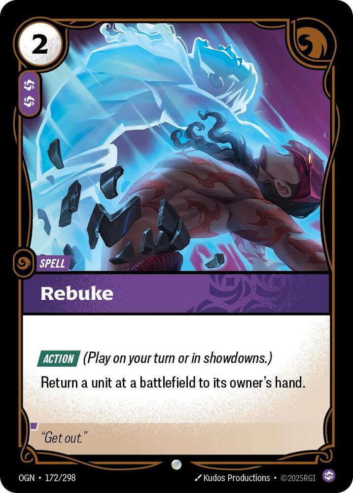 Rebuke 172/298 (Origins) - Foil