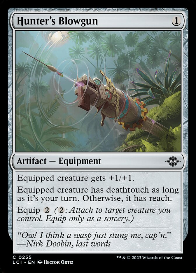 Hunter's Blowgun 255/291 (The Lost Caverns of Ixalan)