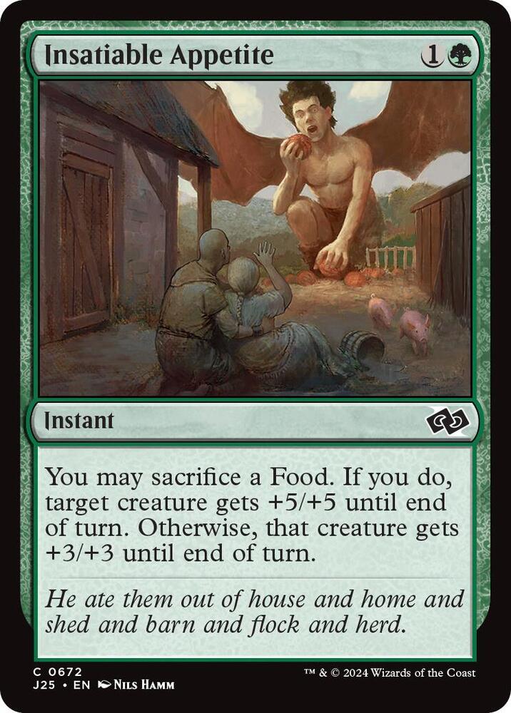 Insatiable Appetite 672/779 (Foundations Jumpstart)