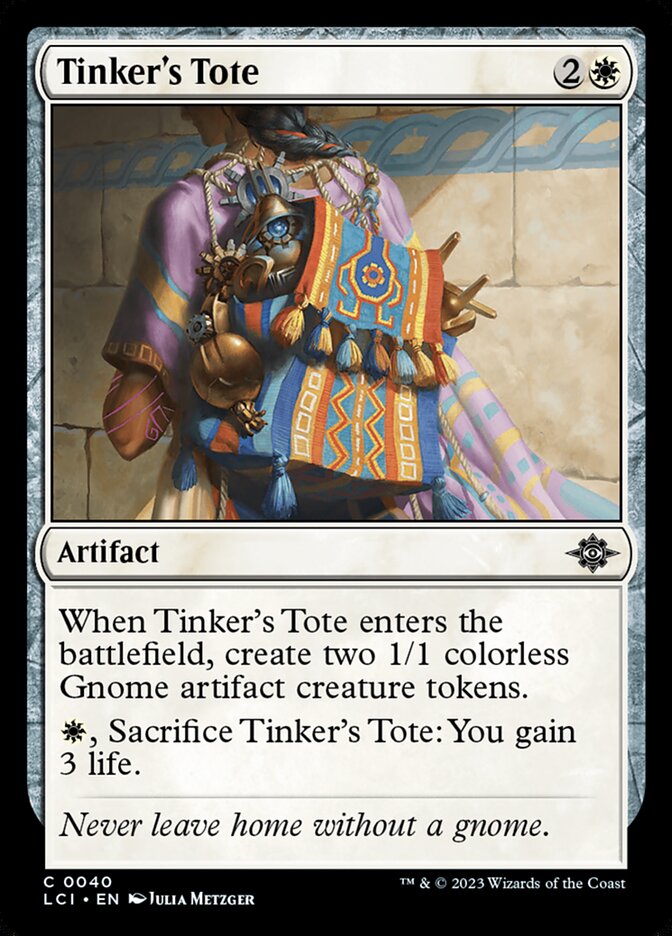 Tinker's Tote 40/291 (The Lost Caverns of Ixalan) - Foil