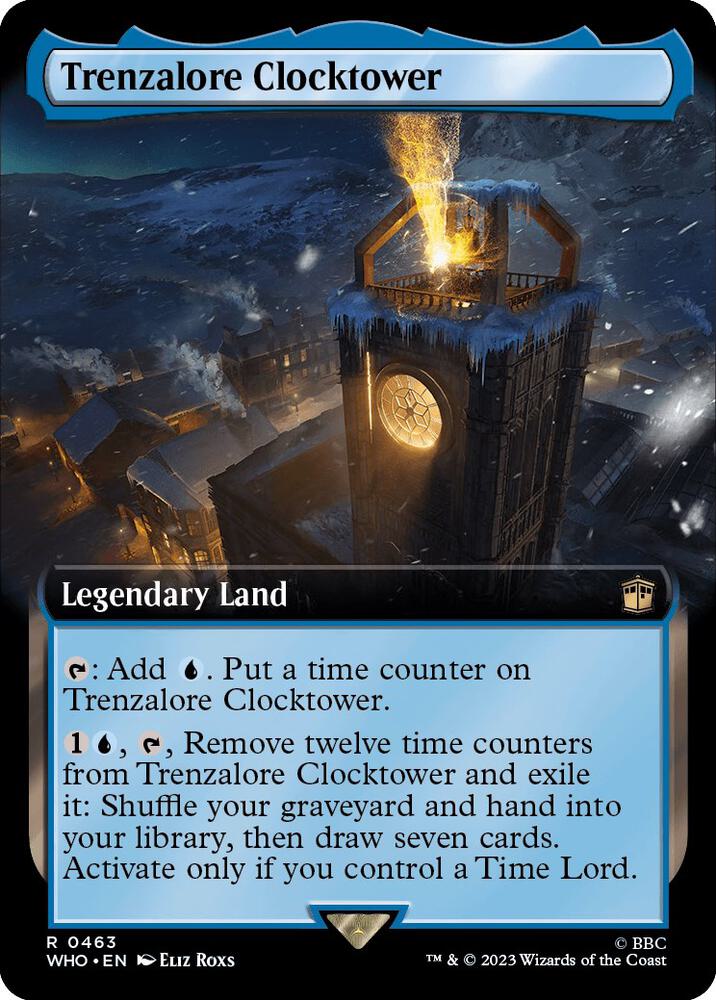 Trenzalore Clocktower 463/331 (Universes Beyond: Doctor Who) - Extended Art Foil