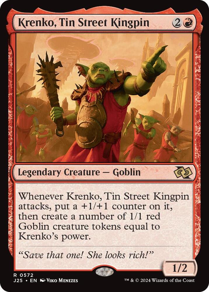 Krenko, Tin Street Kingpin 572/779 (Foundations Jumpstart)