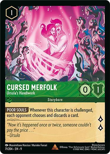 Cursed Merfolk Ursulas Handiwork (Fabled) - Cold Foil