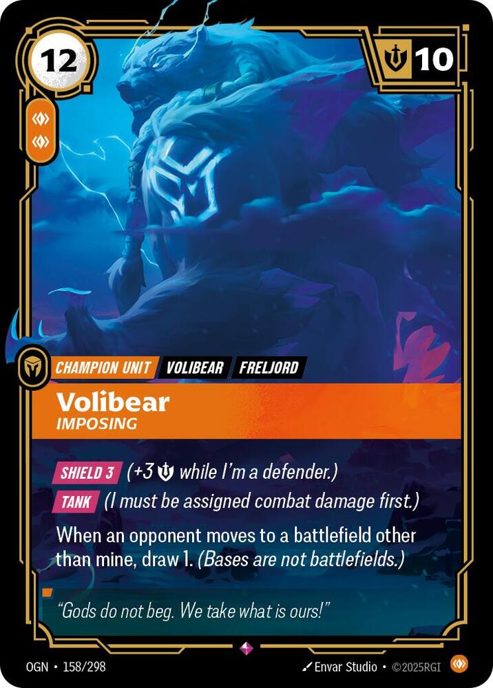 Volibear - Imposing 158/298 (Origins) - Foil