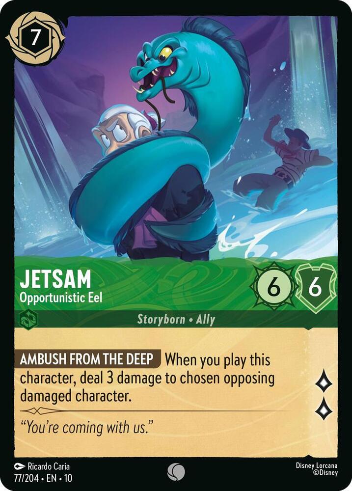 Jetsam Opportunistic Eel (Whispers in the Well) - Cold Foil