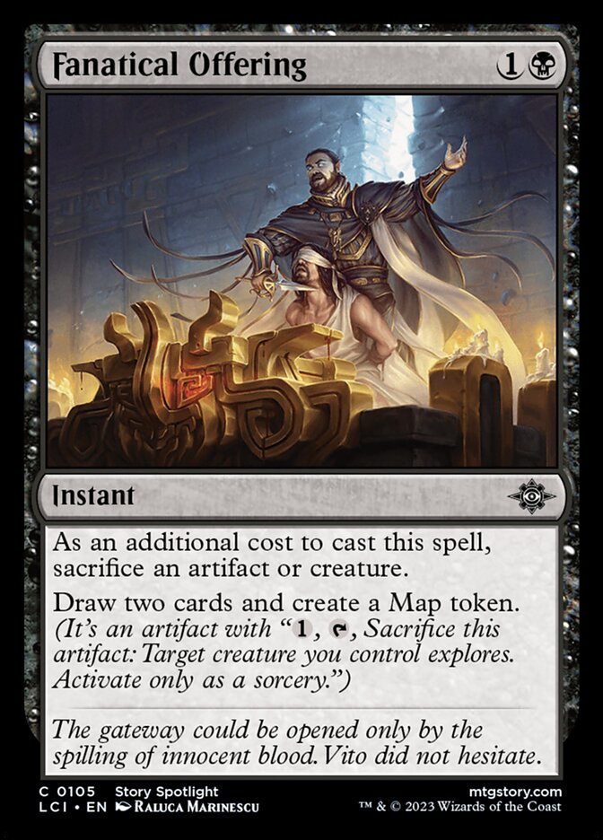 Fanatical Offering 105 (The Lost Caverns of Ixalan) - Foil