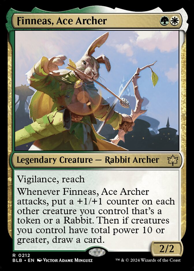 Finneas, Ace Archer 212 (Bloomburrow) - Foil