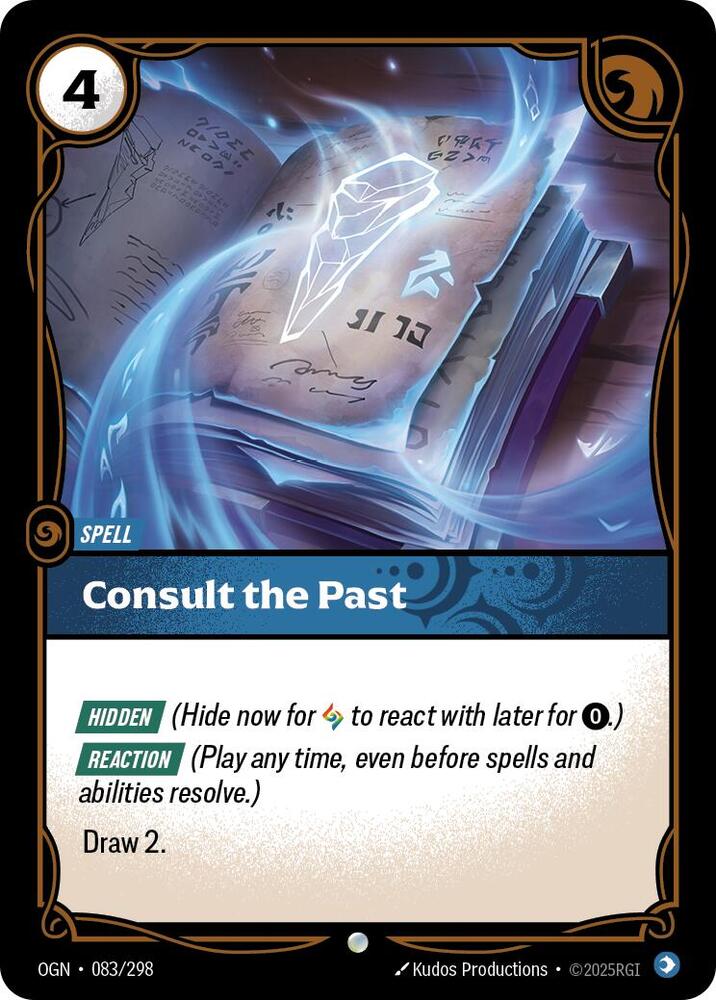 Consult the Past 83/298 (Origins)