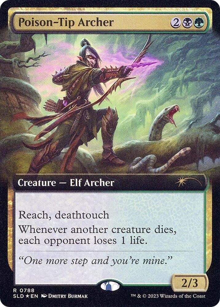 Poison-Tip Archer 788 (Secret Lair Drop Series) - Extended Art Foil
