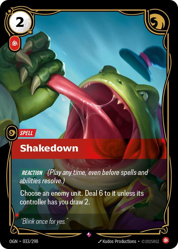 Shakedown 033/298 (Origins) - Foil