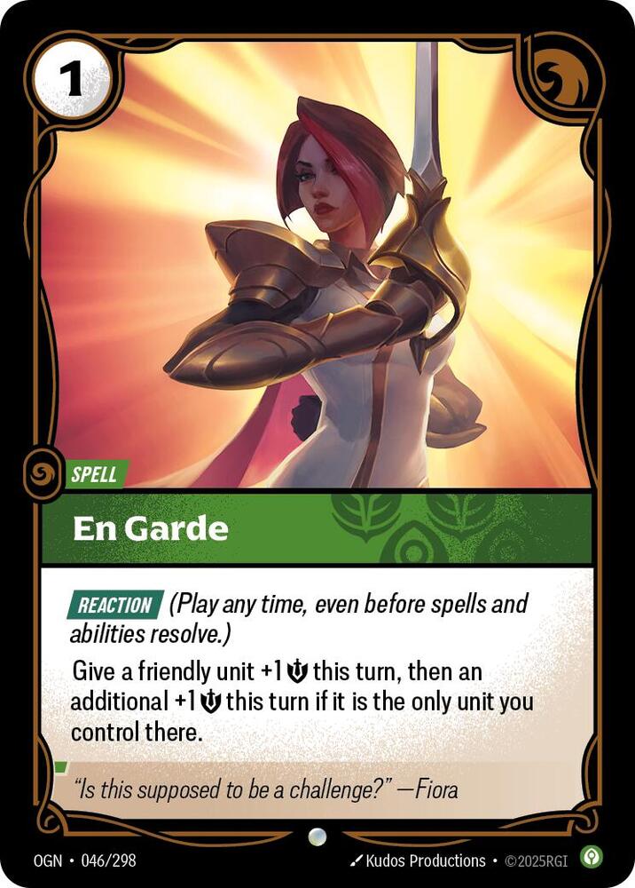 En Garde 046/298 (Origins) - Foil