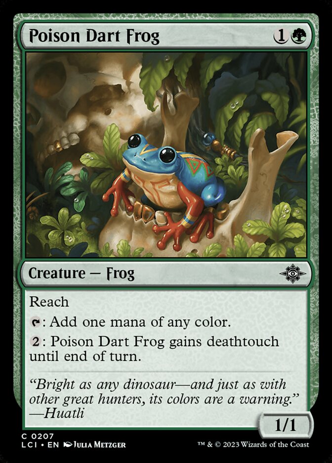 Poison Dart Frog 207 (The Lost Caverns of Ixalan)