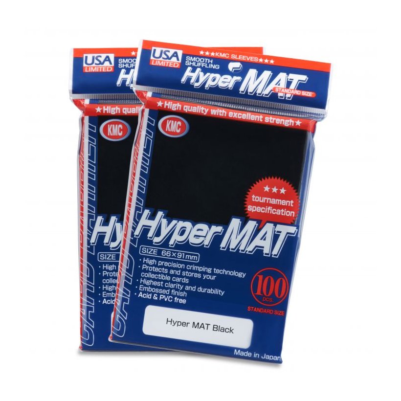 KMC: Sleeves - Hyper MAT: Black
