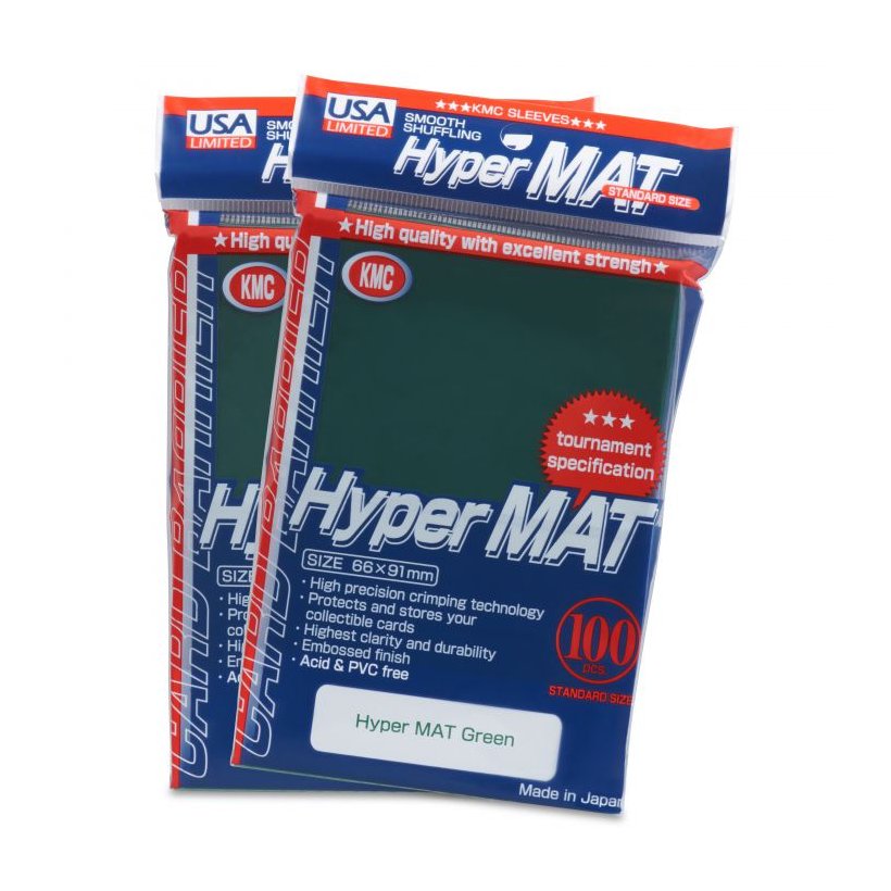 KMC: Sleeves - Hyper MAT: Green
