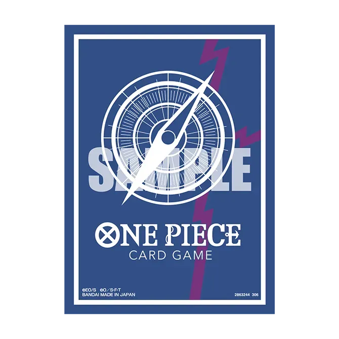 One Piece Card Game: Official Sleeves - Set 16 - Standard blue ver. Rocks.D.Xebec