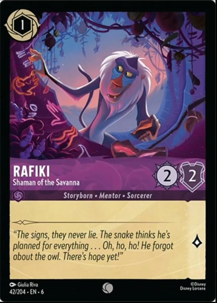 Rafiki Shaman of the Savanna (Azurite Sea) 