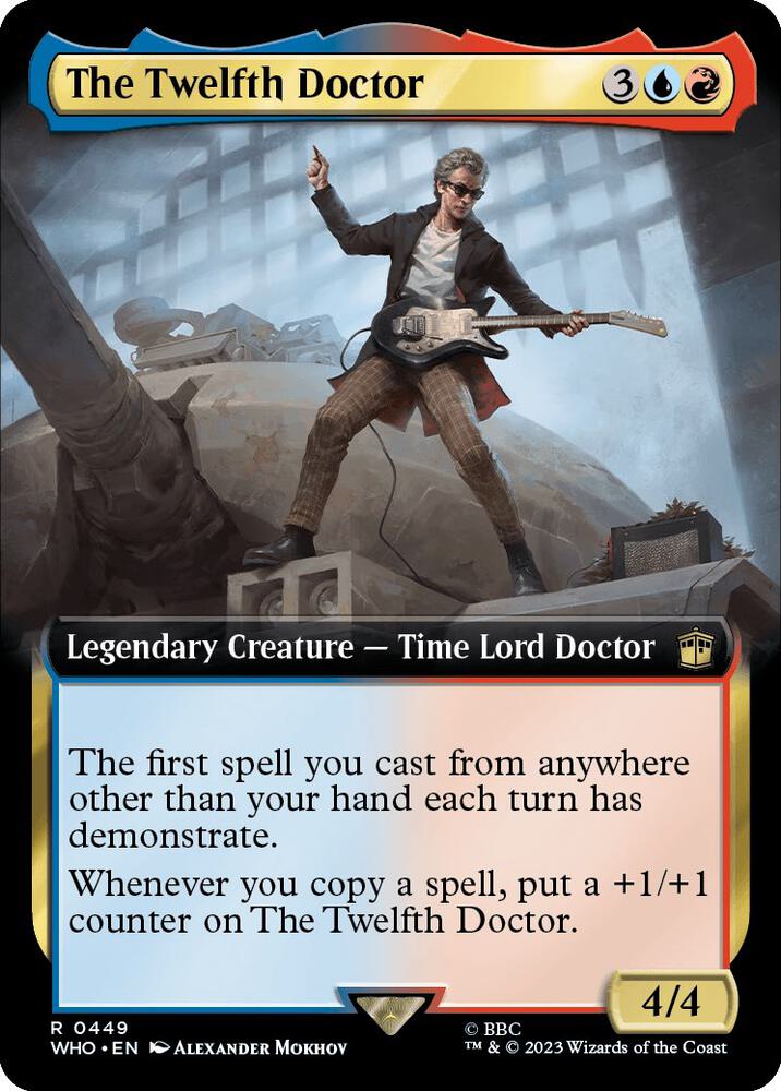 The Twelfth Doctor 449/331 (Universes Beyond: Doctor Who)  - Extended Art