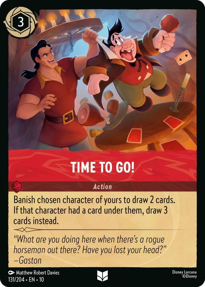 Time to Go (Whispers in the Well)  - Cold Foil