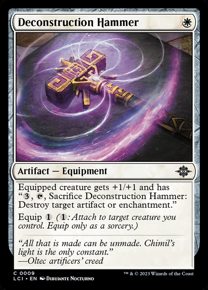 Deconstruction Hammer 9/291 (The Lost Caverns of Ixalan) 