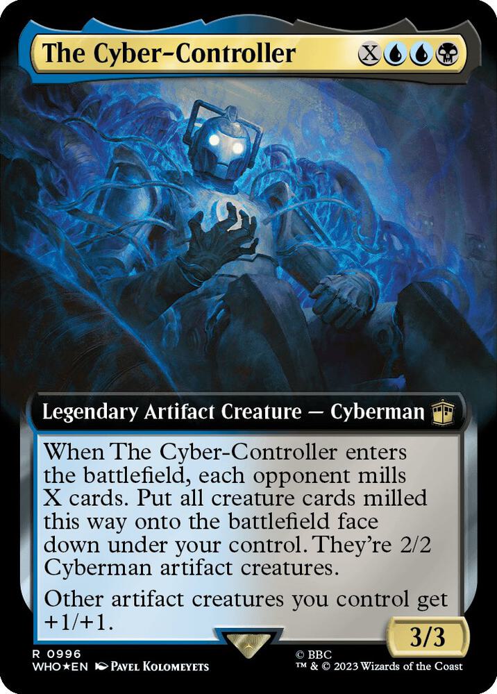 The Cyber-Controller 996/331 (Universes Beyond: Doctor Who)  - Extended Art Surge Foil