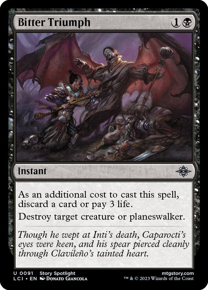 Bitter Triumph 91 (The Lost Caverns of Ixalan) 
