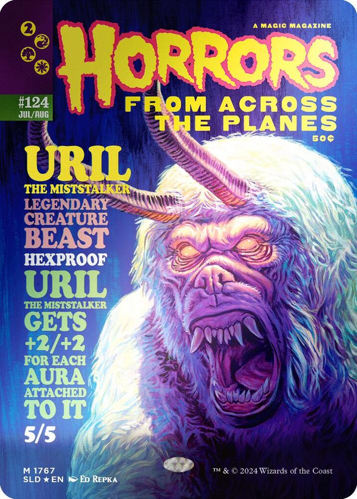 Uril, the Miststalker 1767 (Secret Lair Drop Series)  - Borderless Rainbow Foil
